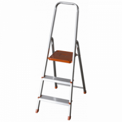 Scala domestica EuroDomus Chiusa 133 cm - Aperta 122 cm portata 150 Kg EN131-1/2/3/4 