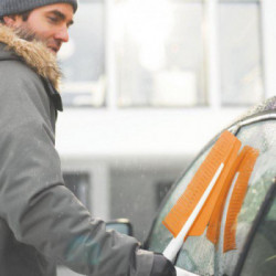 Fiskars 1019352 SnowXpert - Spazzola e Raschietto 