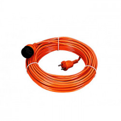 Prolunga lineare Garden 20 mt 2x1,5 H05VV-F Francese 2P 16A Francese 2P 16A Arancio 92833