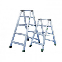 Sgabello professionale doppia salita Dupla Aperto 103 cm - Chiuso 112 cm portata 6,6 kg EN131 - TUV-GS