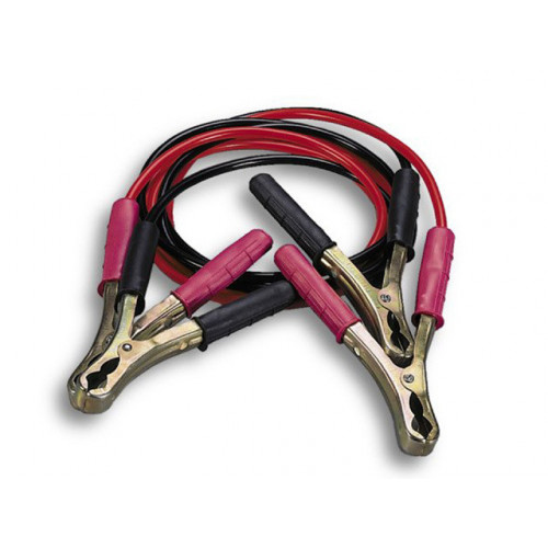 Cavi collegamento con pinze per batterie auto...