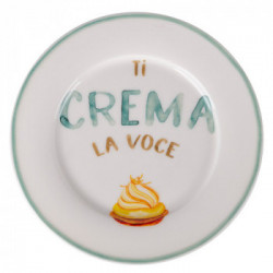 Villa D'Este Home Tivoli 'Le Travisate', Set 4 Piatti dessert in new bone china