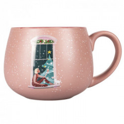 Villa D'Este Home Tivoli 'XMas Pink', Tazza colazione 400 ml