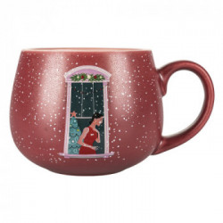 Villa D'Este Home Tivoli 'XMas Pink', Tazza colazione 400 ml