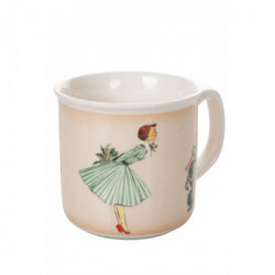 Villa D'Este Home Tivoli 'Miss Cherie Xmas', Mug 350 ml in new bone china