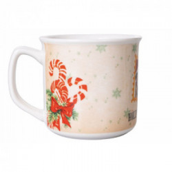 Villa D'Este Home Tivoli 'Miss Daisy Xmas', Mug 350 ml in new bone china