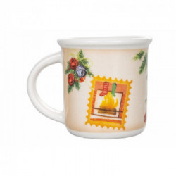 Villa D'Este Home Tivoli 'Miss Xmas', Set 4 Tazzine caffè 90 ml