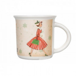 Villa D'Este Home Tivoli 'Miss Audrey Xmas', Tazzina caffè 90 ml in new bone china