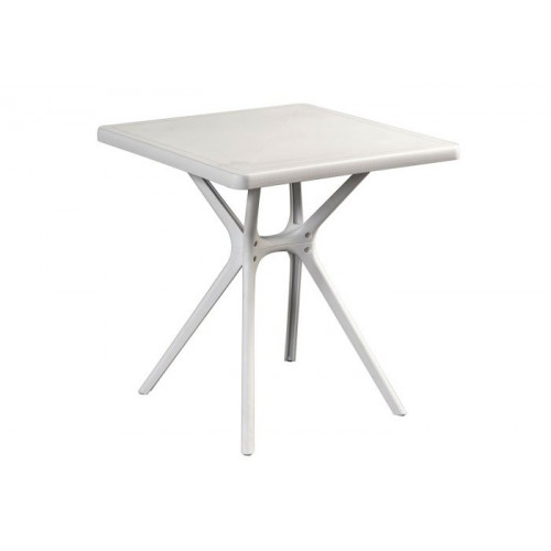 TAVOLO QUADRO 70 HUGO BCO