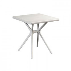 TAVOLO QUADRO 70 HUGO BCO