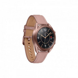 Samsung Galaxy Watch3 Smartwatch Bluetooth, cassa 41mm acciaio, cinturino pelle, Saturimetro, Rilevamento cadute, Monitoraggio