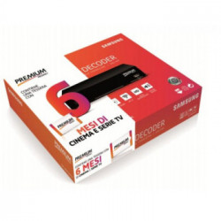 MEDIASET PREMIUM SMARTDECODER set-top box TV Satellite, Terrestre HD Nero