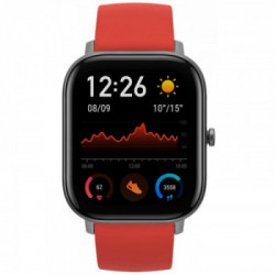 Amazfit GTS AMOLED 4,19 cm (1.65") Rosso GPS (satellitare)