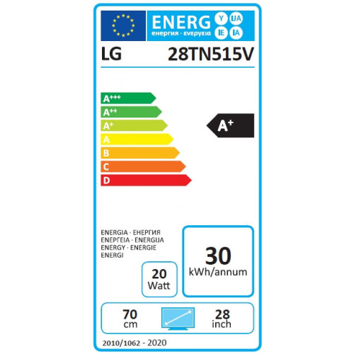LG 28TN515V-WZ 69,8 cm (27.5") 1366 x 768 Pixel...