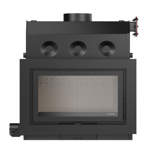 Solzaima Ecofogo Eco Black - Termocamino a...