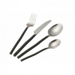 Villa D'Este Home Tivoli 'Materia Black', Set 24 posate 