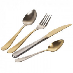 Villa D'Este Home Tivoli 'Luxury', Set 24 posate oro e silver