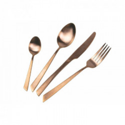 Villa D'Este Home Tivoli 'Cut', Set 24 posate copper opaco