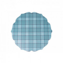 Villa D'Este Home Tivoli ' Xmas Tartan', Set 6 Tovagliette double face