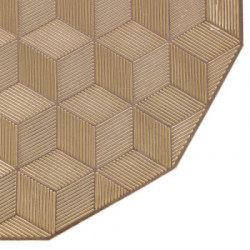 Villa D'Este Home Tivoli 'Gold', Set 6 Tovagliette esagonali oro antimacchia