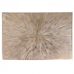 Villa D'este Home Tivoli 'Gold', Set 6 Tovagliette rettangolari oro antimacchia