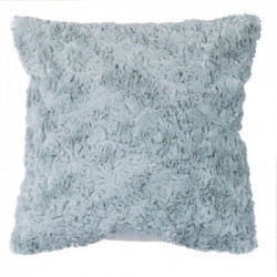 Villa D'Este Home Tivoli 'Xmas', Set 2 Cuscino arredo verde salvia effetto pelliccia 43x43 cm