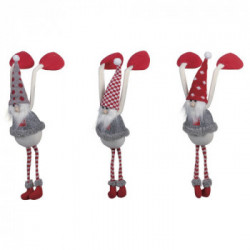 Villa D'Este Home Tivoli 'Trendy Christmas', Set 3 Babbo appendibile h.53 cm