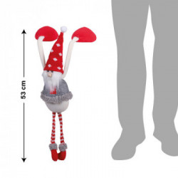 Villa D'Este Home Tivoli 'Trendy Christmas', Set 3 Babbo appendibile h.53 cm