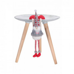 Villa D'Este Home Tivoli 'Trendy Christmas', Set 3 Babbo appendibile h.53 cm