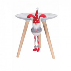 Villa D'Este Home Tivoli 'Trendy Christmas', Set 3 Babbo appendibile h.53 cm