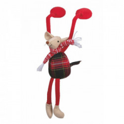 Villa D'Este Home Tivoli 'Trendy Christmas', Set 3 Topini appendibile h.51 cm