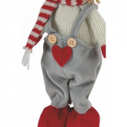 Villa D'Este Home Tivoli 'Trendy Christmas', Set 3 Bamboline h.30 cm