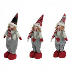 Villa D'Este Home Tivoli 'Trendy Christmas', Set 3 Bamboline h.40 cm