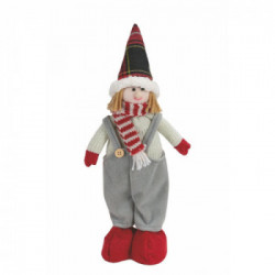 Villa D'Este Home Tivoli 'Trendy Christmas', Set 3 Bamboline h.40 cm