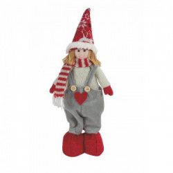 Villa D'Este Home Tivoli 'Trendy Christmas', Set 3 Bamboline h.40 cm