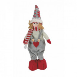 Villa D'Este Home Tivoli 'Trendy Christmas', Set 3 Bamboline h.40 cm