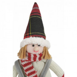 Villa D'Este Home Tivoli 'Trendy Christmas', Set 3 Bamboline h.40 cm