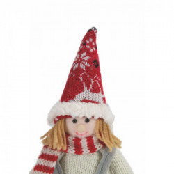 Villa D'Este Home Tivoli 'Trendy Christmas', Set 3 Bamboline h.40 cm