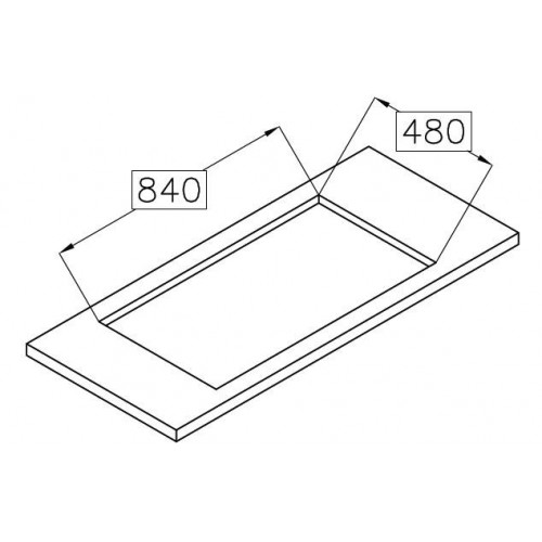 Foster 2181061 - Lavello KS, 1 Vasca DX, 86 x...