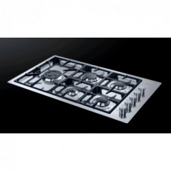 Foster 7257 032 - Piano Cottura a Gas S4000 Sopratop o Filotop, Inox spazzolato, 92x52 cm