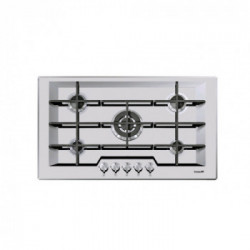 Foster 7603 032 - Piano Cottura a Gas KE Sopratop, Inox spazzolato, 86x50 cm