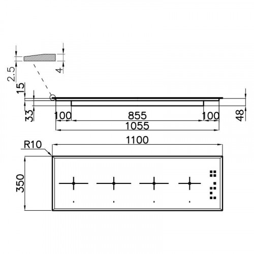 Foster 7334 240 - Piano Cottura ad Induzione...