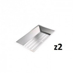 Foster 8151 000 - Vaschetta Forata, 21.5 x 38 cm, Inox