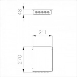 Foster 7369 040 - Box Connessione per Sistemi Modular Induction a 4 Zone