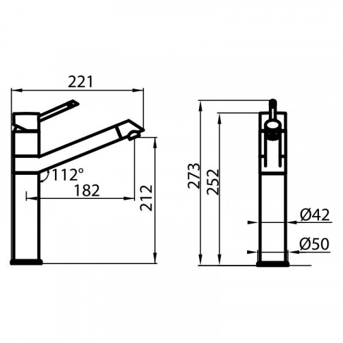 Foster 8490 000 - Miscelatore Beta con Canna...