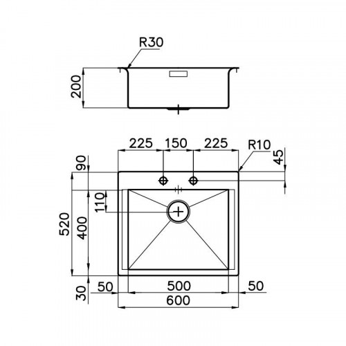 Foster 1410 000 - Lavello New Wave Sopratop o...