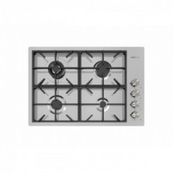 Foster 7637 000 - Piano Cottura a Gas, 4 Fuochi, 82 x 56 cm, Acciaio Inox