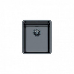 Foster 2153 856 - Lavello KE Sottotop, Inox Gun Metal, 38x44 cm