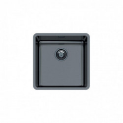 Foster 2156 856 - Lavello KE Sottotop, Inox Gun Metal, 44x44 cm