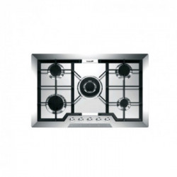 Foster 7064 062 - Piano Cottura a Gas Elettra Sopratop, Inox spazzolato, 76x50 cm